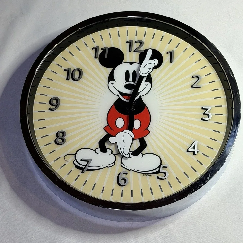Disney Mickey Mouse Amazon Echo Alexa Smart Display Wall Clock KL6G3L *TESTED*